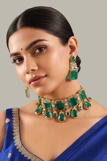 Auraa Trends Stone Studded Choker Set 