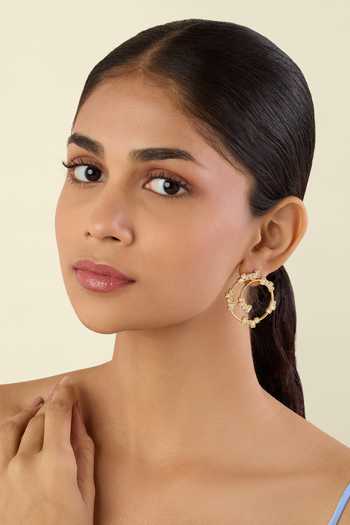 Isharya Ghol Statement Earrings 
