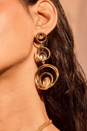 Mnsh Wave Trio Earrings 