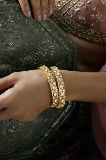 Preeti Mohan Madhavi Moissanite Bangles - Set of 2 