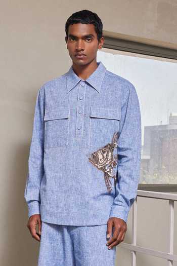 Shahin Mannan Big Fish Full Sleeve Shirt 