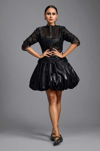 Deepika Arora Bubble Hem Dress 