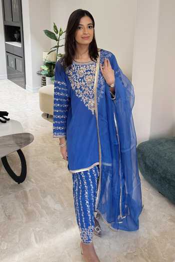 Tarrz Hand Embroidered Kurta Set 