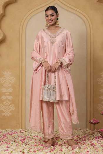 Nitisha Kashyap Aafreen Silk Organza Kurta Set