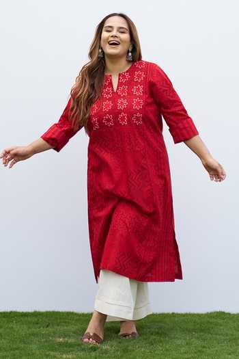 Vaaya Handwoven Cotton Kurta & Pant Set 