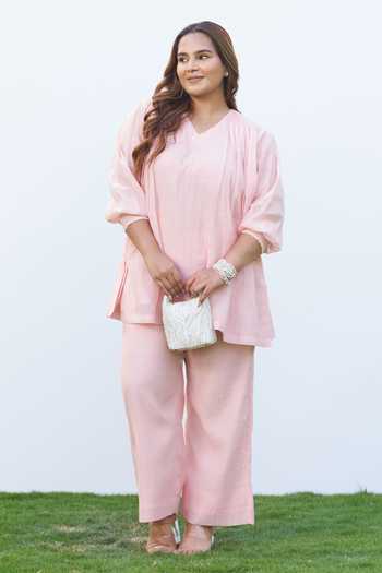Vaaya Pure Mul Kurta & Pant Set 