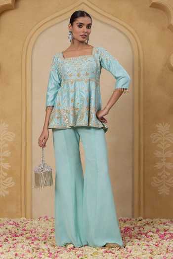 Nitisha Kashyap Inayat Hand Embroidered Top With Pant
