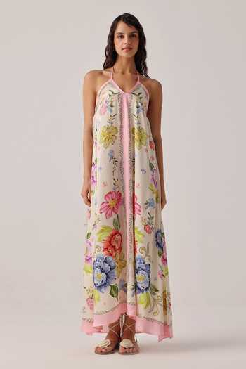 NOIB Riva Bloom Coverup Crochet Dress
