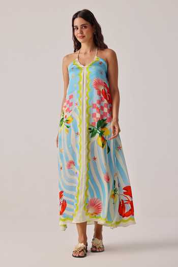 NOIB Riva Summer Zest Coverup Crochet Dress
