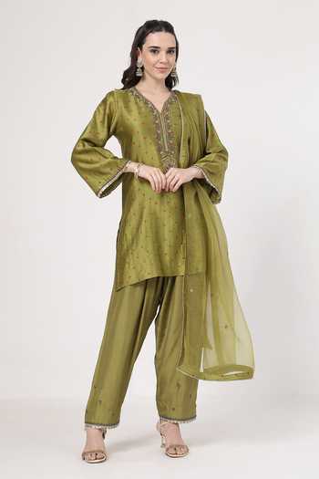 KAPAAS Bandhani Pattern Kurta Set 