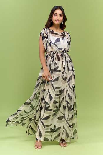 Koai White & Black Printed Dress 