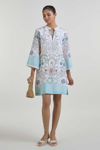 SOBARIKO Tyla Print Shift Dress 