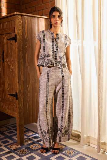 Needleten Summer Embroidered Pant 