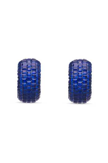 Miss Jo Forest Fern Stud Huggies Earrings 