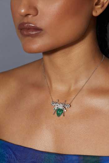 Miss Jo Enchanted Hive Honey Bee Pendant Necklace 