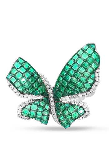 Miss Jo Morpho Butterfly Cocktail Ring 