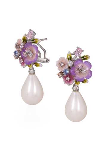 Miss Jo Whisper Pearl Drop Earrings 
