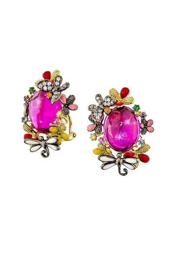 Miss Jo Baroque Blossom Stud Earrings