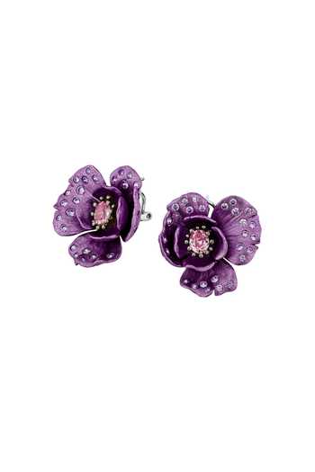 Miss Jo Poppy Petal Stud Earrings 