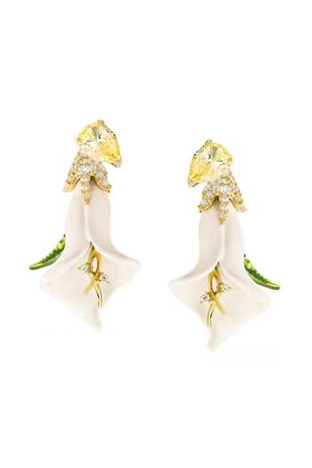 Miss Jo Lily Bloom Drop Earrings 