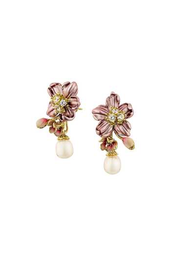 Miss Jo Magnolia Teardrop Earrings 