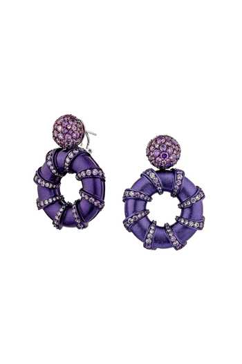 Miss Jo Aurora Whirl Drop Earrings 