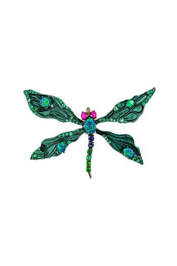 Miss Jo Starlit Dragonfly Small Statement Brooch