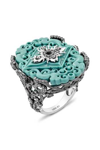 Miss Jo Garden Luster Cocktail Ring 