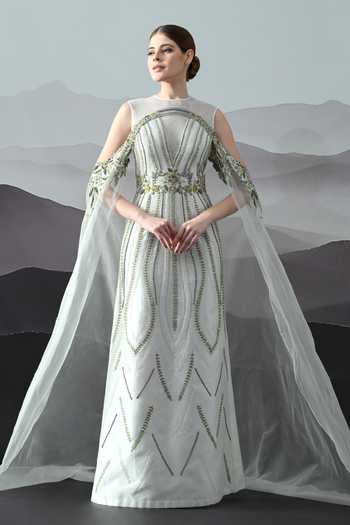 Samant Chauhan Hand Embroidered Gown 