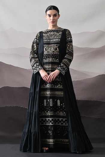 Samant Chauhan Artisanal Embroidered Gown 
