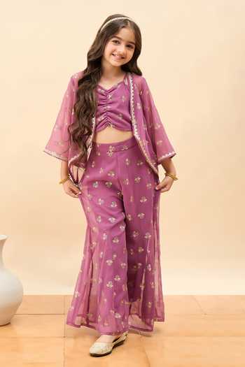 StyloBug Floral Pattern Jacket Set  