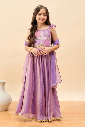 StyloBug Embroidered Lehenga Set 