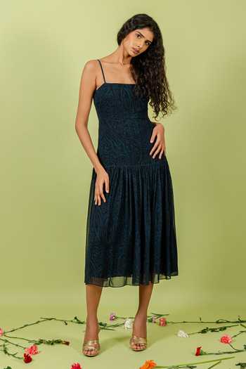 Swatee Singh Leopard Print Dress 