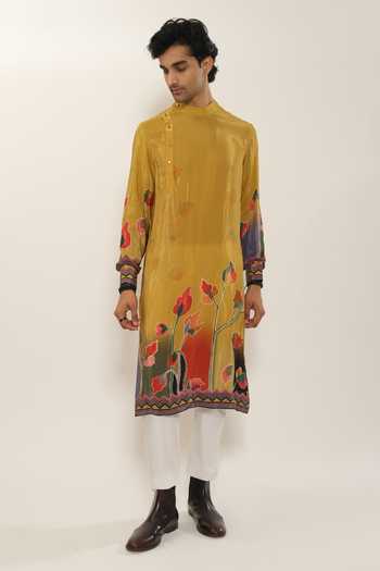 Esha L Amin Placement Printed Kurta 