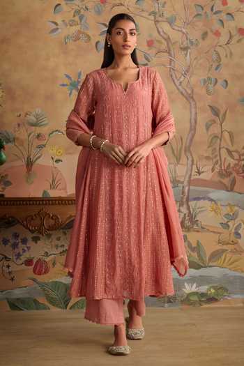 Kritika Dawar Saanjh Sequin Embroidered Anarkali Set 
