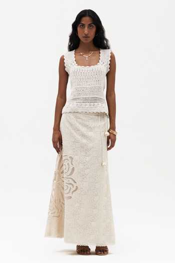 Payal Jain Pandora Chikankari Skirt 