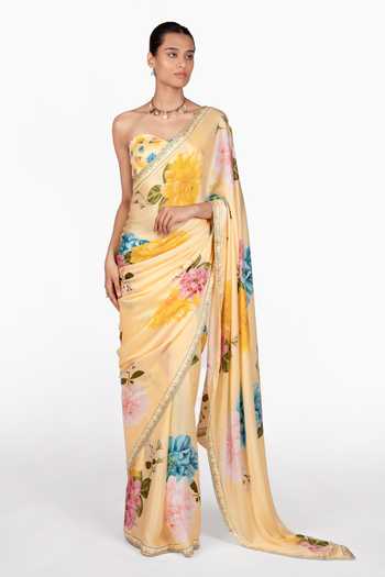 The Whole Nine Yards Liora Print Saree & Blouse 