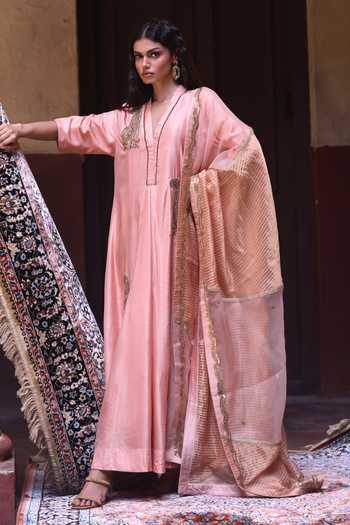 Shorshe Clothing Jalsa Diagonal Striped Dupatta 