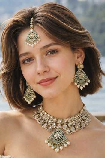 Amaara Jewels Shahi Chandrika Maharani Necklace Set 