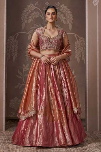 Ridhi Mehra The Majesty Tissue Lehenga Set 