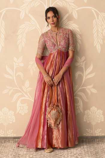 Ridhi Mehra Ranjhna Embroidered Anarkali With Dupatta 