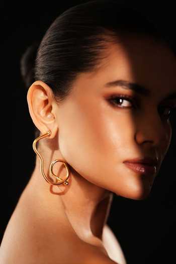 Varnika Arora Big Drift Hoop Earrings 