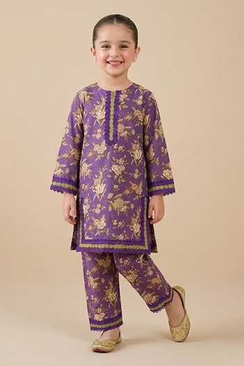 Byb Premium Hand Block Print Cotton Kurta & Pant Set 