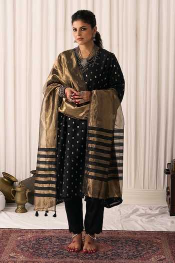 Five Point Five Noor Woven Chanderi Kurta Set