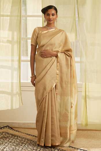Five Point Five Amoha Saree With Running Blouse