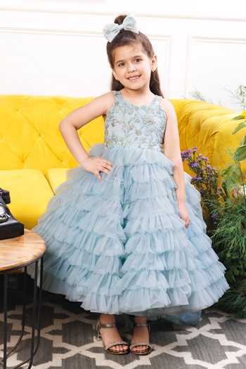 The Lush Affair Sydel Tulle Gown & Trail Set 
