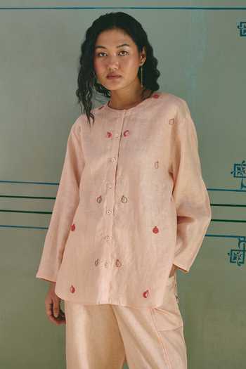 Shop Nirvanaa Masie Anar Embroidered Shirt 