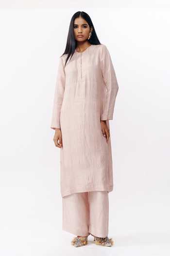 AK-OK Silk Kurta & Trouser Set