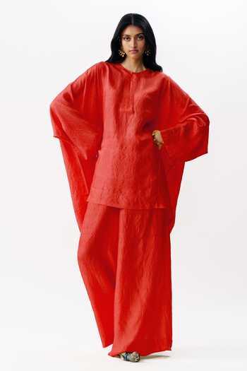 AK-OK Short Boxy Kurta & Palazzo Set