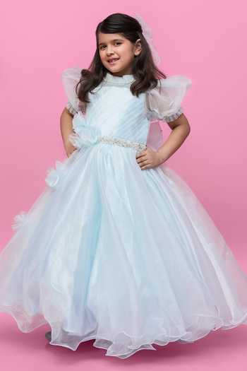 Jingle Bells Floral Applique Gown 